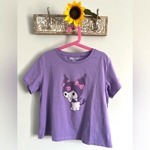 🌻UNIQLO Sanrio Characters UT Kuromi Graphic T-Shirt -Size 13